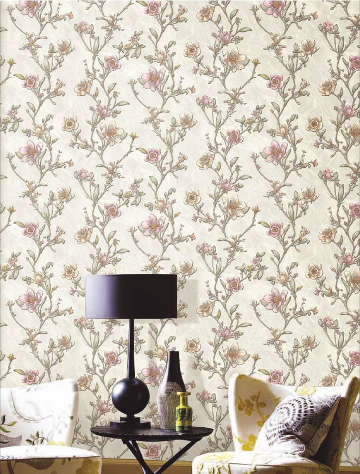floral wallpaper roll, pink flower wallpaper, beige floral wall sticker, peel and stick floral wallpaper, waterproof flower design wallpaper, vinyl floral wallpaper, bedroom wall covering, elegant floral wall sticker, luxury removable wallpaper, classic floral wall décor, living room wallpaper roll, self adhesive floral wallpaper, vintage flower pattern wallpaper, modern floral wall covering, home décor wall stickers, pink cream flower design wallpaper.