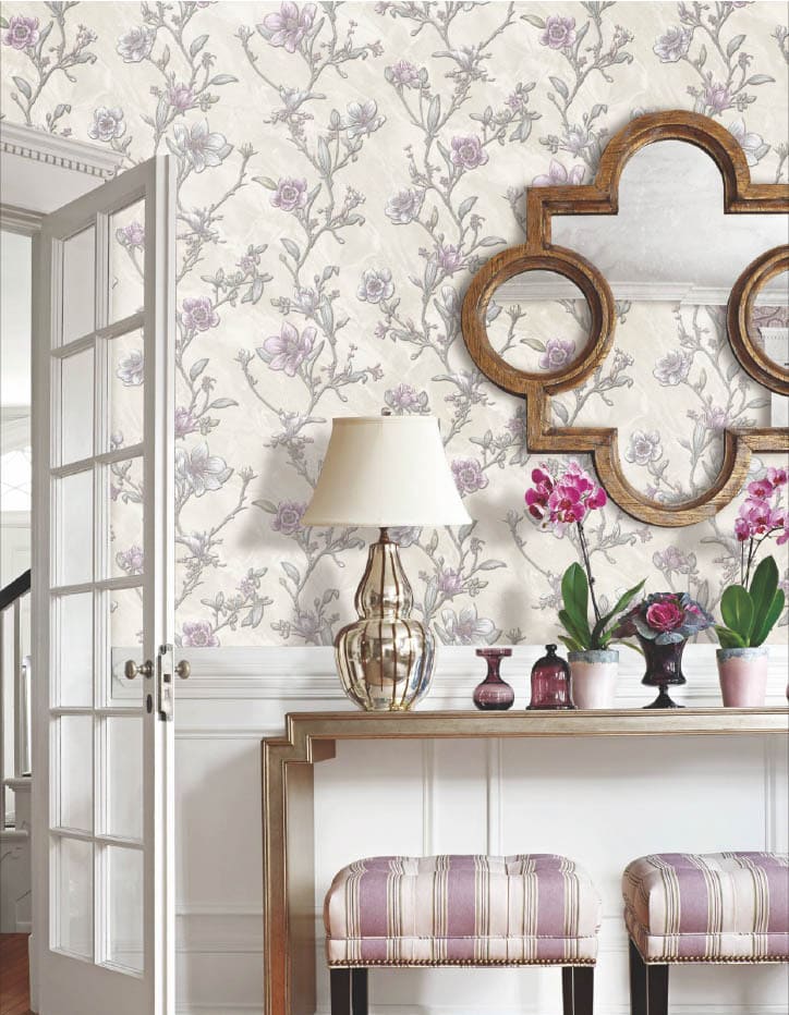 lavender floral wallpaper, purple flower wallpaper roll, beige and lavender wall sticker, self adhesive floral wallpaper, romantic bedroom wallpaper, elegant wall covering, waterproof flower wallpaper, peel and stick floral wallpaper, luxury lavender wall décor, removable flower wall sticker, modern floral wallpaper roll, calming lavender wallpaper design, bedroom & living room floral wall covering.