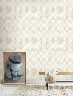 beige blue geometric wallpaper, diamond pattern wall sticker, modern geometric wallpaper roll, distressed beige blue design wallpaper, waterproof peel and stick wallpaper, DIY vinyl wall covering, premium geometric wallpaper roll, living room modern wallpaper, stylish wall sticker design, contemporary geometric wall covering, accent wall wallpaper, office & home décor wallpaper, soft pastel geometric wall sticker.