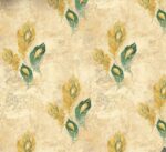 beige leaf wallpaper, green floral design wallpaper roll, luxury leaf pattern wall sticker, textured beige wallpaper, waterproof peel and stick wallpaper, DIY vinyl wall covering, premium leaf wallpaper roll, living room decorative wallpaper, stylish wall sticker design, accent wall wallpaper, office & home décor wallpaper, artistic beige and green wallpaper.