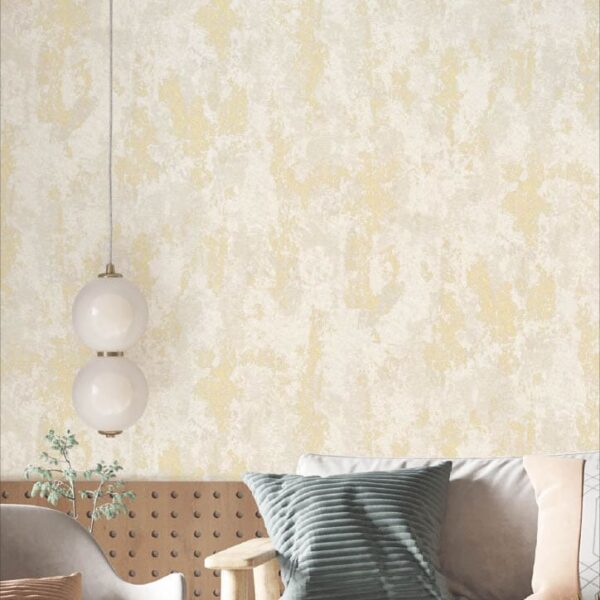 Luxury Beige Textured Marble Wallpaper