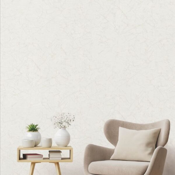 Luxury White Textured Wallpaper Roll