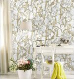 Marble effect wallpaper Gold and grey wallpaper Luxury wall décor wallpaper Decsy designer wallpaper Modern marble textured wallpaper Statement wall wallpaper Premium golden accent wallpaper Home interior wall covering