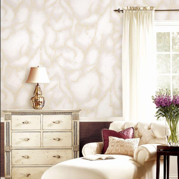 White marble wallpaper Beige marble effect wall covering Luxury marble design wallpaper Modern marble textured wallpaper Elegant living room wallpaper Stylish bedroom marble wallpaper Premium quality marble wall décor Marble pattern wallpaper for interiors Contemporary marble wall art Washable marble wallpaper design
